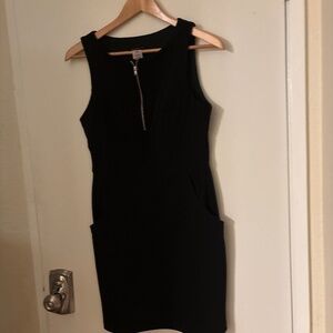 Black cocktail dress